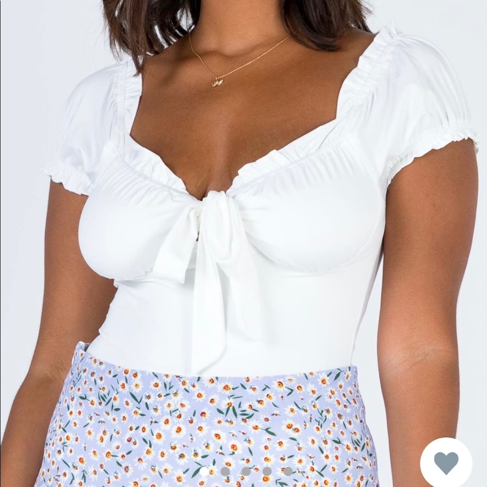 Princess Polly White Bodysuit